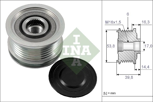 Schaeffler INA Roda Bebas Generator 535 0170 10