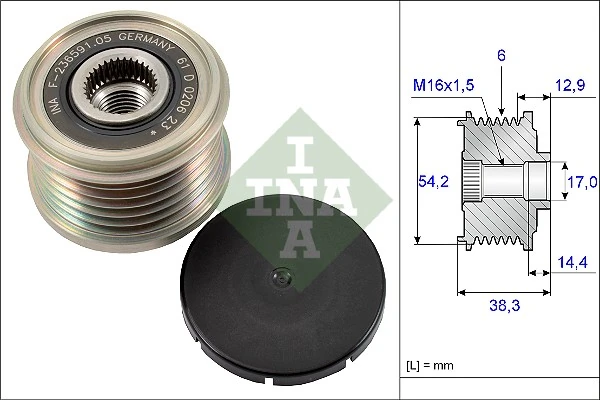 Schaeffler INA מצמד האלטרנטור 535 0194 10