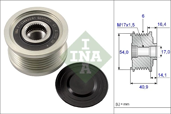 Schaeffler INA Alternatör serbest hareketi 535 0112 10
