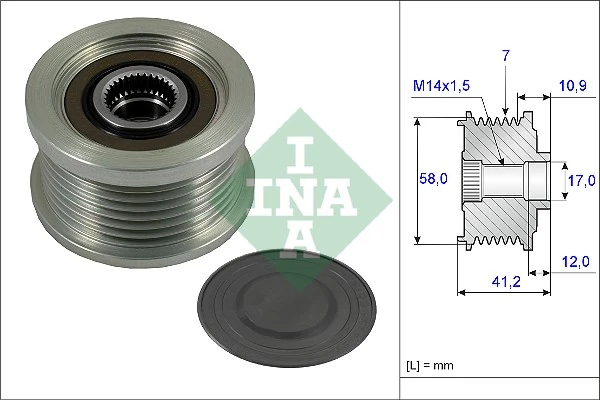 Schaeffler INA Alternatör serbest hareketi 535 0232 10