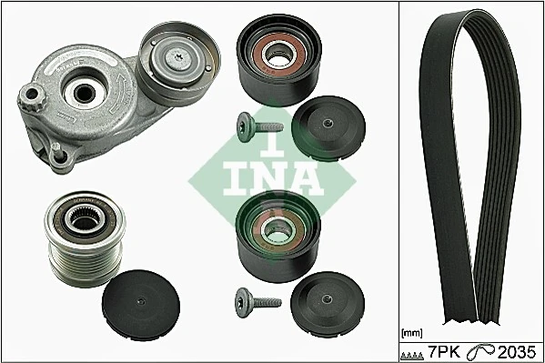 Schaeffler INA Juego de correas trapeciales poli V 529 0050 20