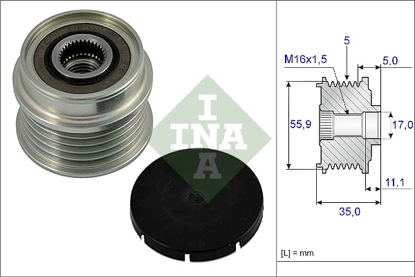 Schaeffler INA 발전기 프리휠 535 0005 10