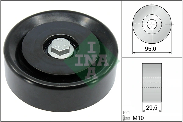Schaeffler INA Паразитный / ведущий ролик, поликлиновой ремень 532 0959 10