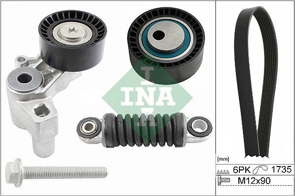 Schaeffler INA مجموعة السير المضلع على شكل V 529 0097 10