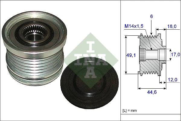 Schaeffler INA 발전기 프리휠 535 0182 10