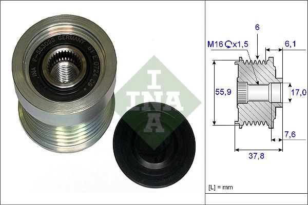 Schaeffler INA 발전기 프리휠 535 0072 10