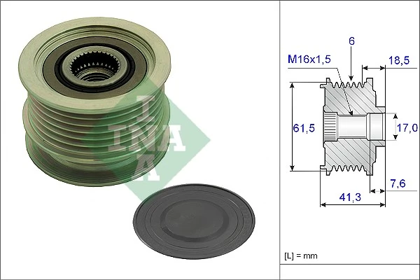 Schaeffler INA 발전기 프리휠 535 0234 10