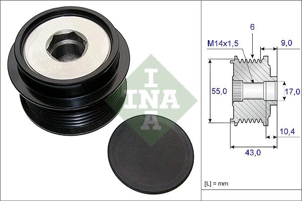 Schaeffler INA Alternatör serbest hareketi 535 0208 10