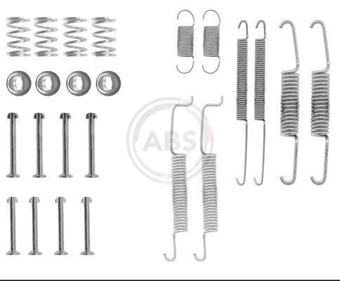 A.B.S. Kit accessori, Ganasce freno 0569Q