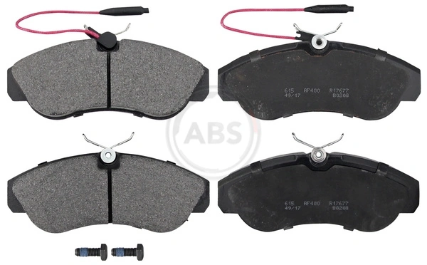 A.B.S. Set bantalan rem, rem cakram 36884