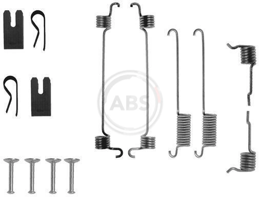 A.B.S. Kit accessori, Ganasce freno 0772Q