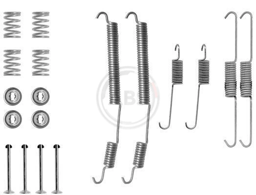 A.B.S. Kit accessori, Ganasce freno 0753Q