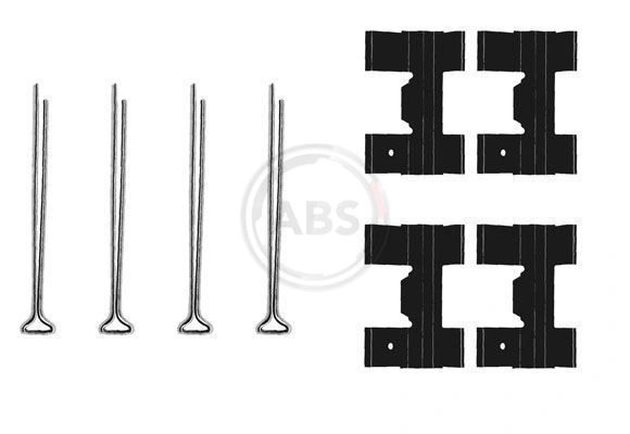 A.B.S. Kit accessori, Pastiglia freno 0951Q
