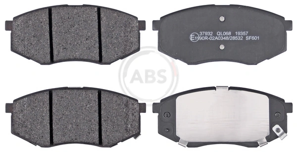 A.B.S. Kit de plaquettes de frein, frein à disque 37932