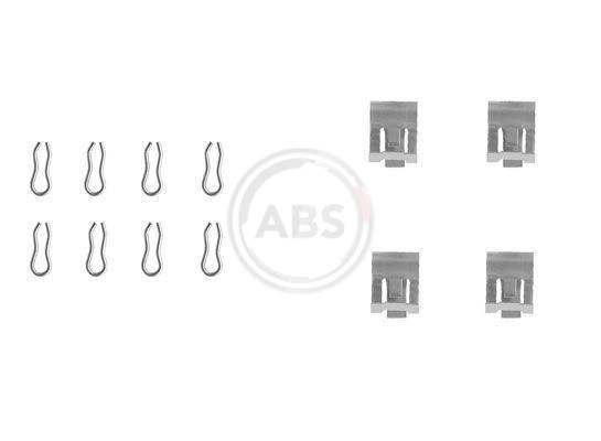 A.B.S. Kit accessori, Pastiglia freno 1055Q
