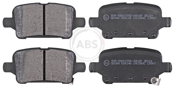 A.B.S. Set Pad Brek, Brek Piring 35124