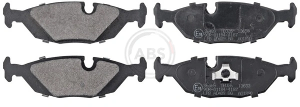 A.B.S. Kit de plaquettes de frein, frein à disque 36489
