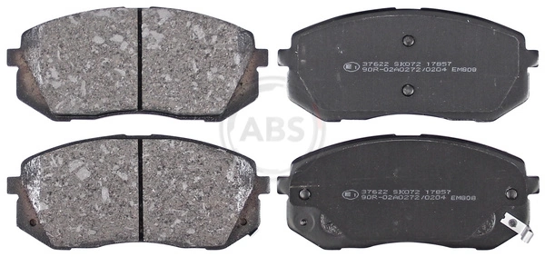 A.B.S. Kit de plaquettes de frein, frein à disque 37622