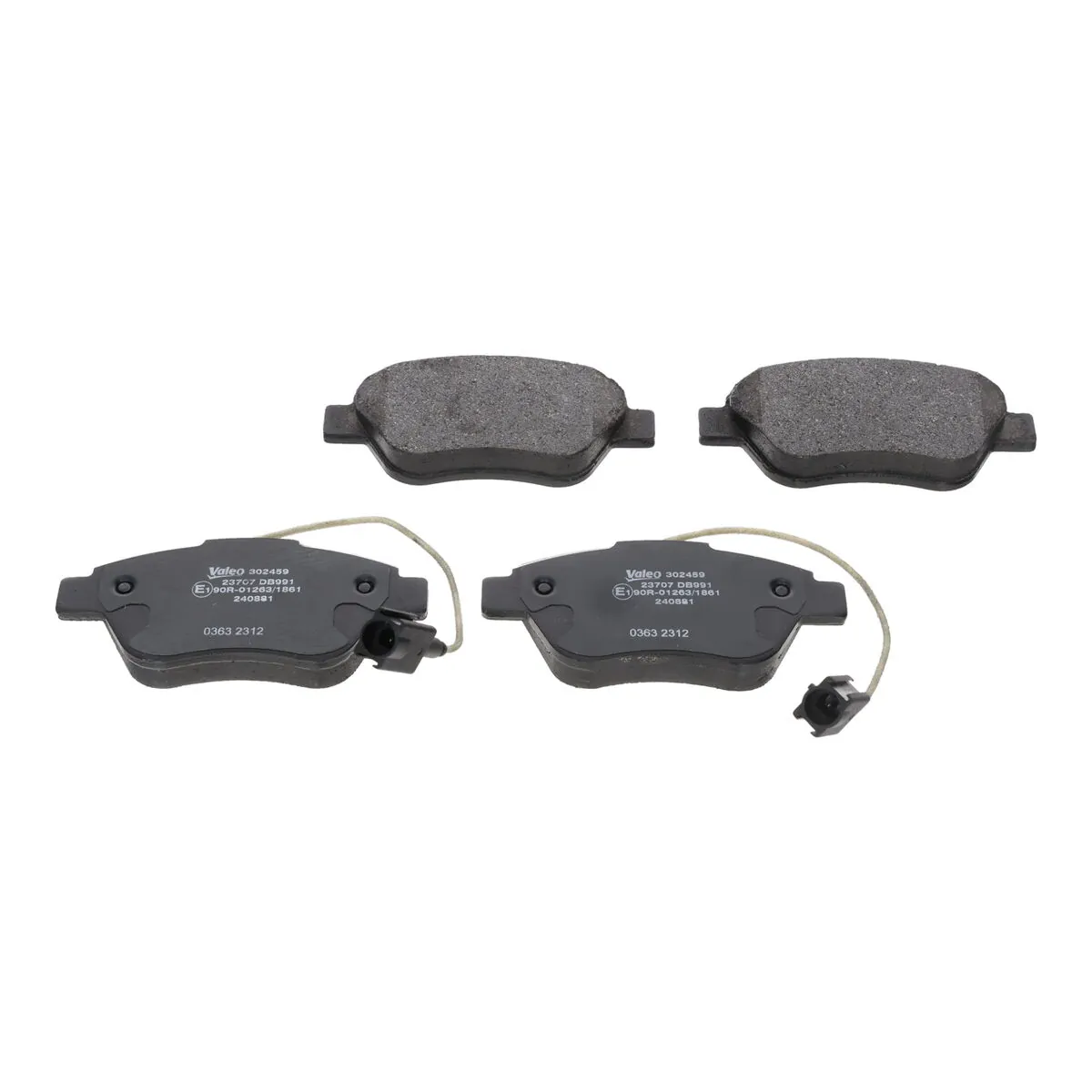 VALEO Kit pastiglie freno, Freno a disco 302459