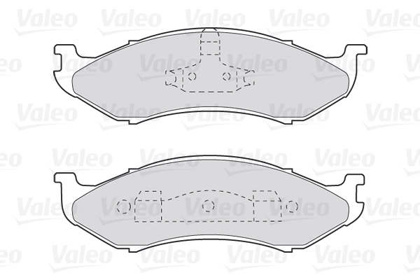 VALEO Kit pastiglie freno, Freno a disco 301491