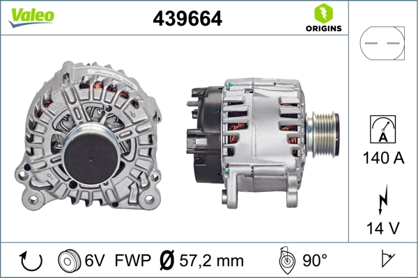 VALEO 발전기 439664