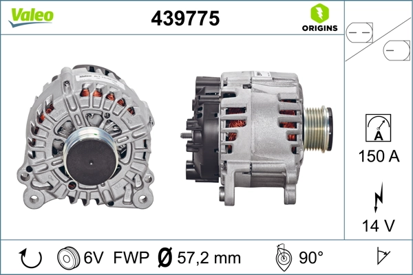 VALEO 발전기 439775