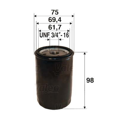 VALEO מסנן שמן 586067