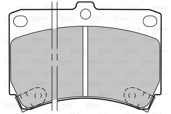 VALEO Kit pastiglie freno, Freno a disco 598274