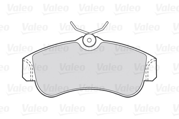 VALEO Kit pastiglie freno, Freno a disco 301054