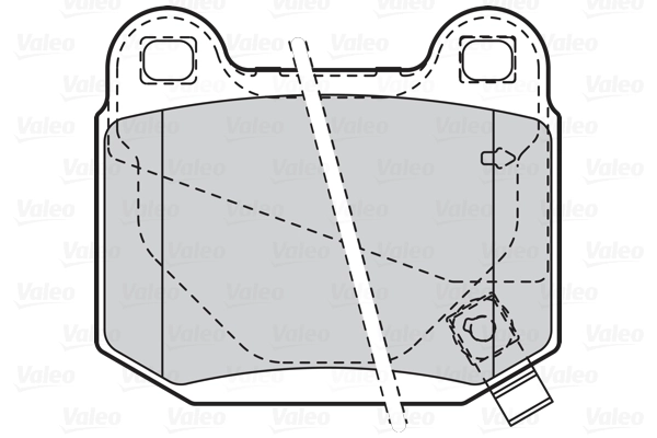VALEO Set Pad Brek, Brek Piring 302081