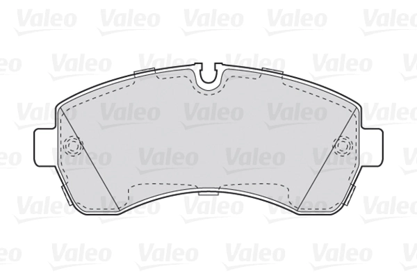 VALEO Kit pastiglie freno, Freno a disco 301881