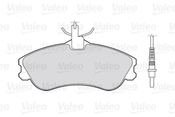 VALEO Juego de pastillas de freno 301326