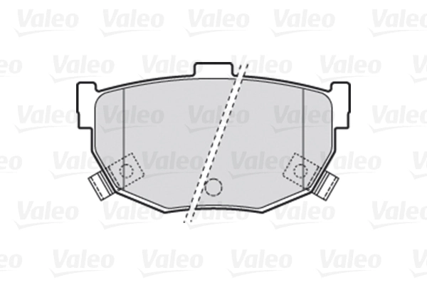 VALEO Bremsbelagsatz, Scheibenbremse 301817
