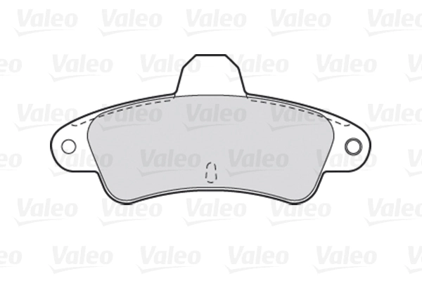 VALEO Set bantalan rem, rem cakram 301005