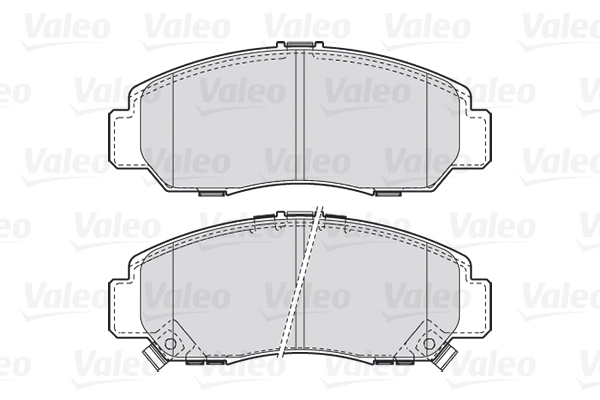 VALEO Jogo de pastilhas para travão de disco 301887