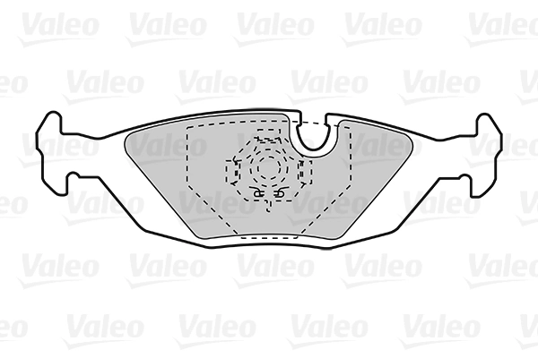 VALEO Kit de plaquettes de frein, frein à disque 301103