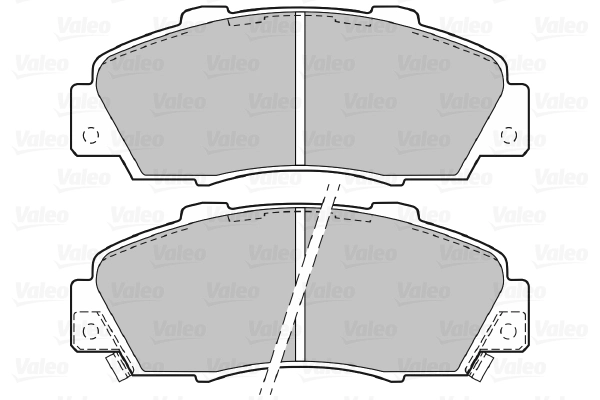 VALEO Juego de pastillas de freno 598627