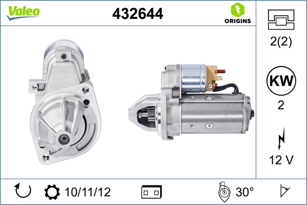 VALEO 起动机 432644