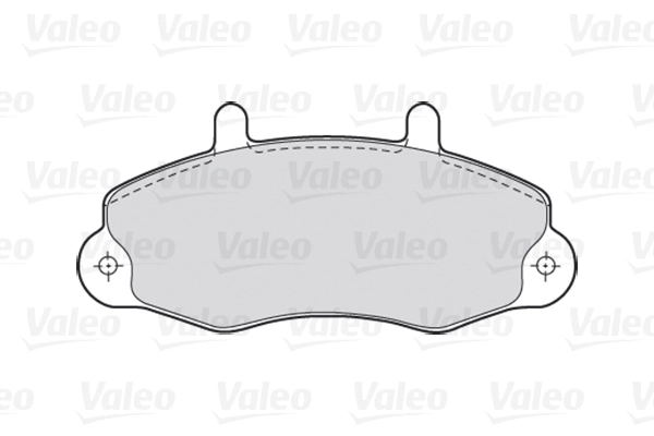 VALEO Kit pastiglie freno, Freno a disco 301036