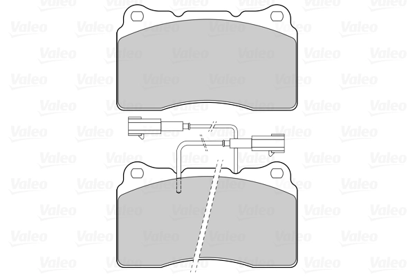 VALEO Set Pad Brek, Brek Piring 302318