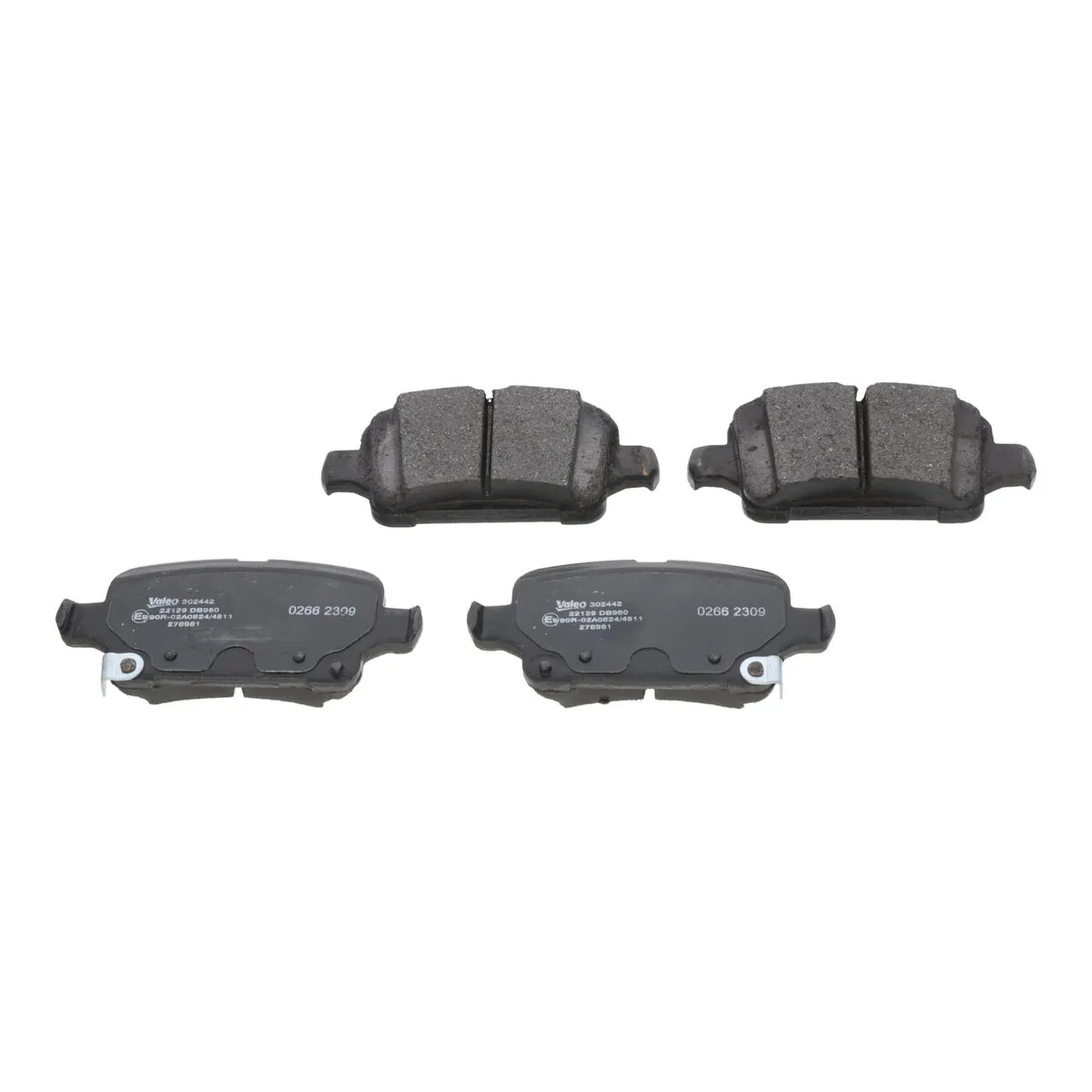 VALEO Set Pad Brek, Brek Piring 302442