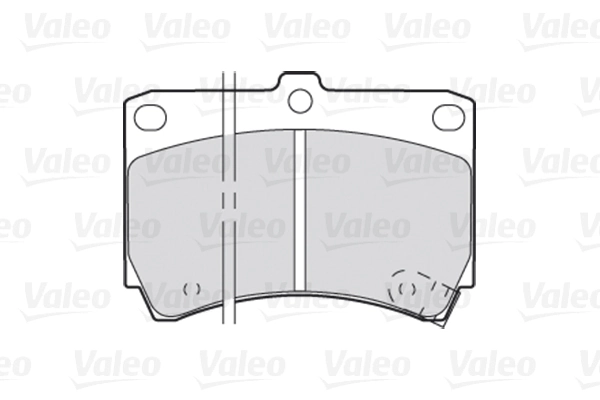VALEO Kit pastiglie freno, Freno a disco 301274