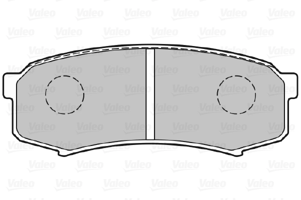 VALEO Kit pastiglie freno, Freno a disco 301777