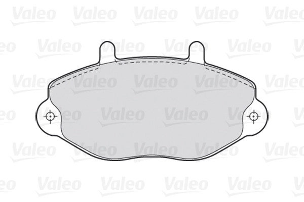 VALEO Kit pastiglie freno, Freno a disco 301037