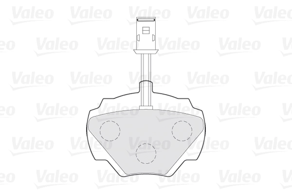 VALEO 브레이크 패드 세트, 디스크 브레이크 301497
