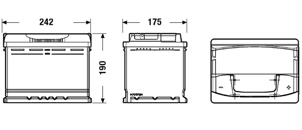 EXIDE 起动电瓶 EA640