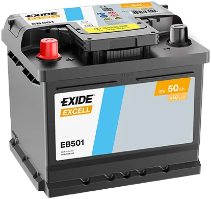 EXIDE بطارية بدء التشغيل EB501