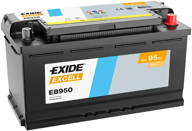 EXIDE Стартерная аккумуляторная батарея EB950