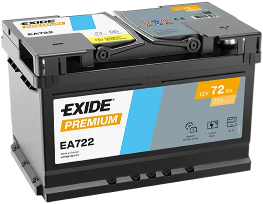 EXIDE Bateria de arranque EA722