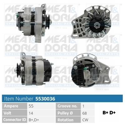 MEAT & DORIA 发电机 5530036